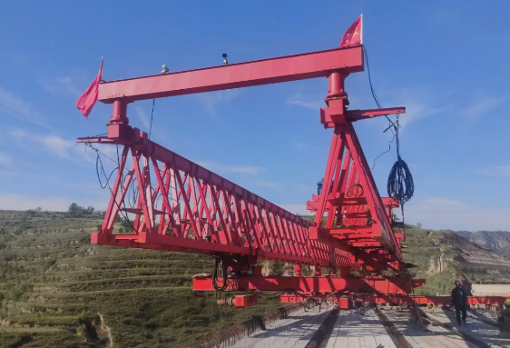 JQJ200T-40M公路架橋機(jī)，貴州遵義項目架設(shè)完成